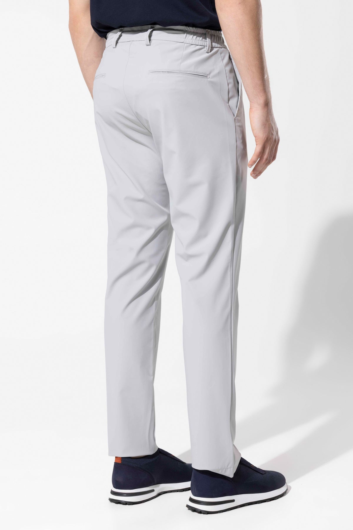 STRETCH FABRIC TROUSERS
