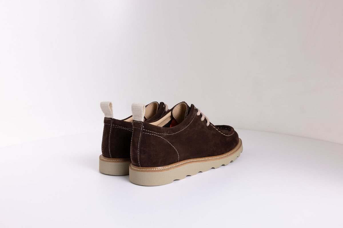 MOC STITCH LACE-UP SHOES