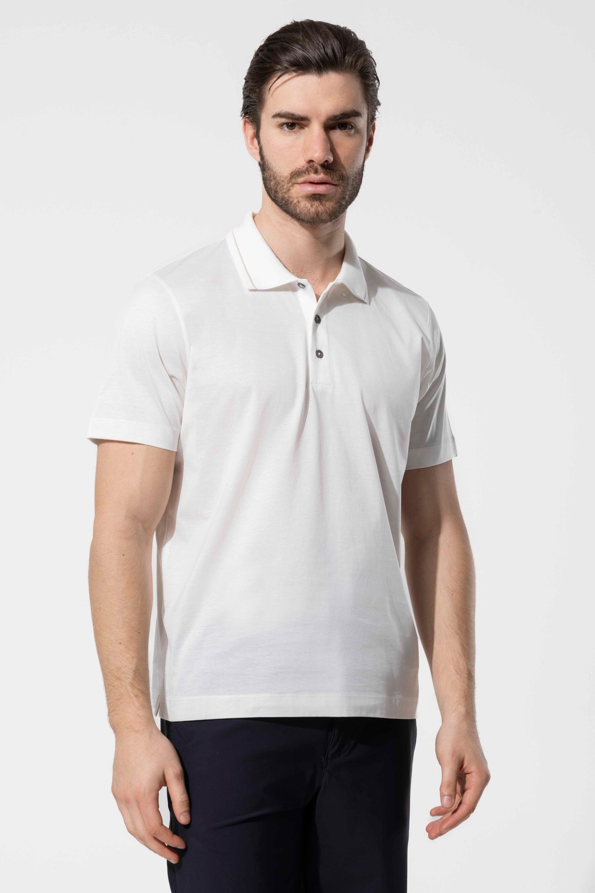 LENNY POLO STRIPED COLLAR
