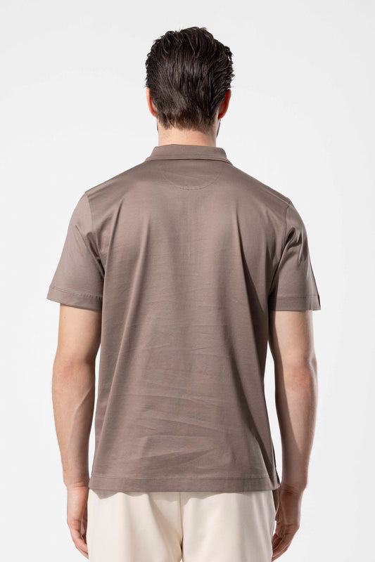 OYSTER POLO ZIPPED