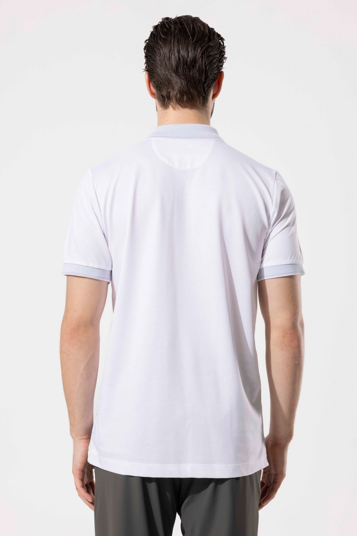 Contrast Collar Polo