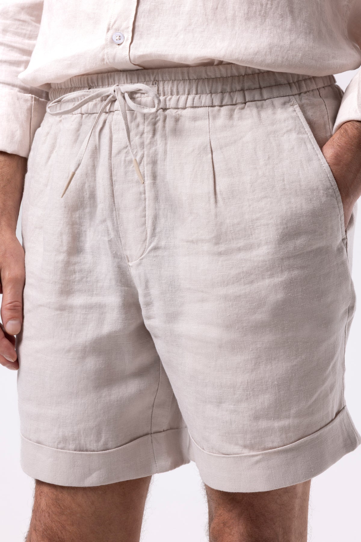 LINEN SHORTS