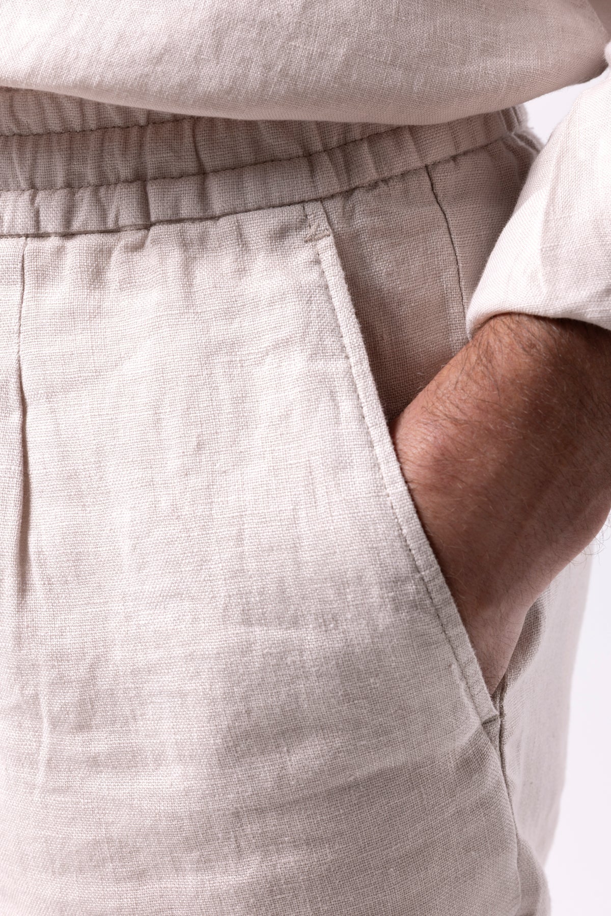 LINEN SHORTS