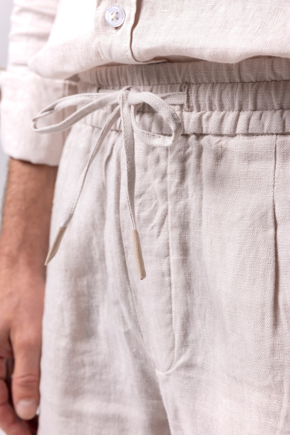 LINEN SHORTS
