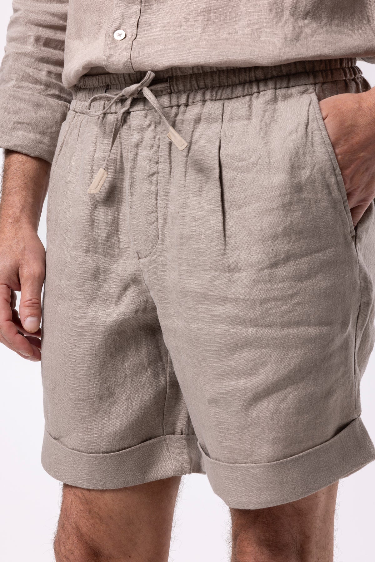 LINEN SHORTS