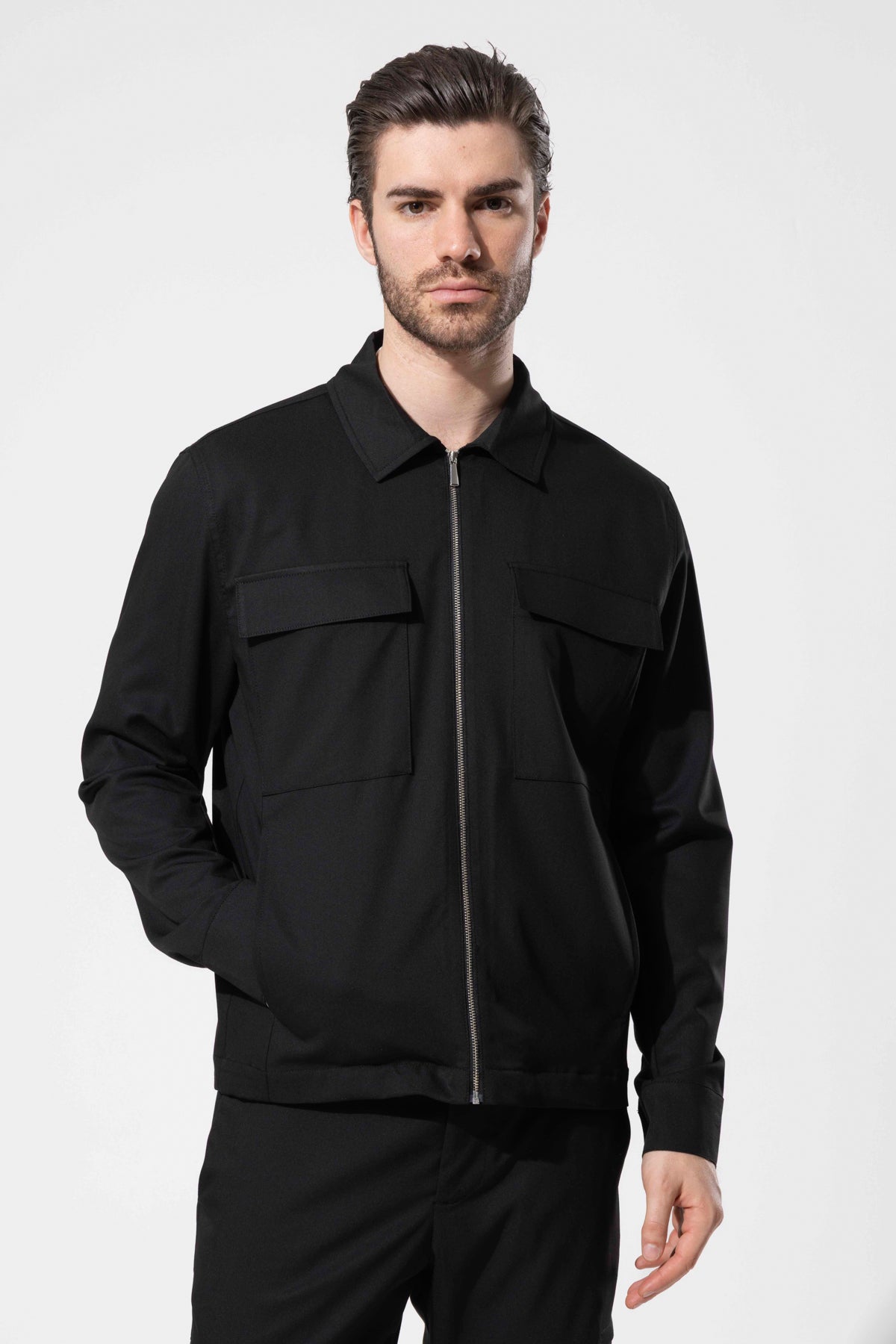 TWIN POCKET ZIP JACKET