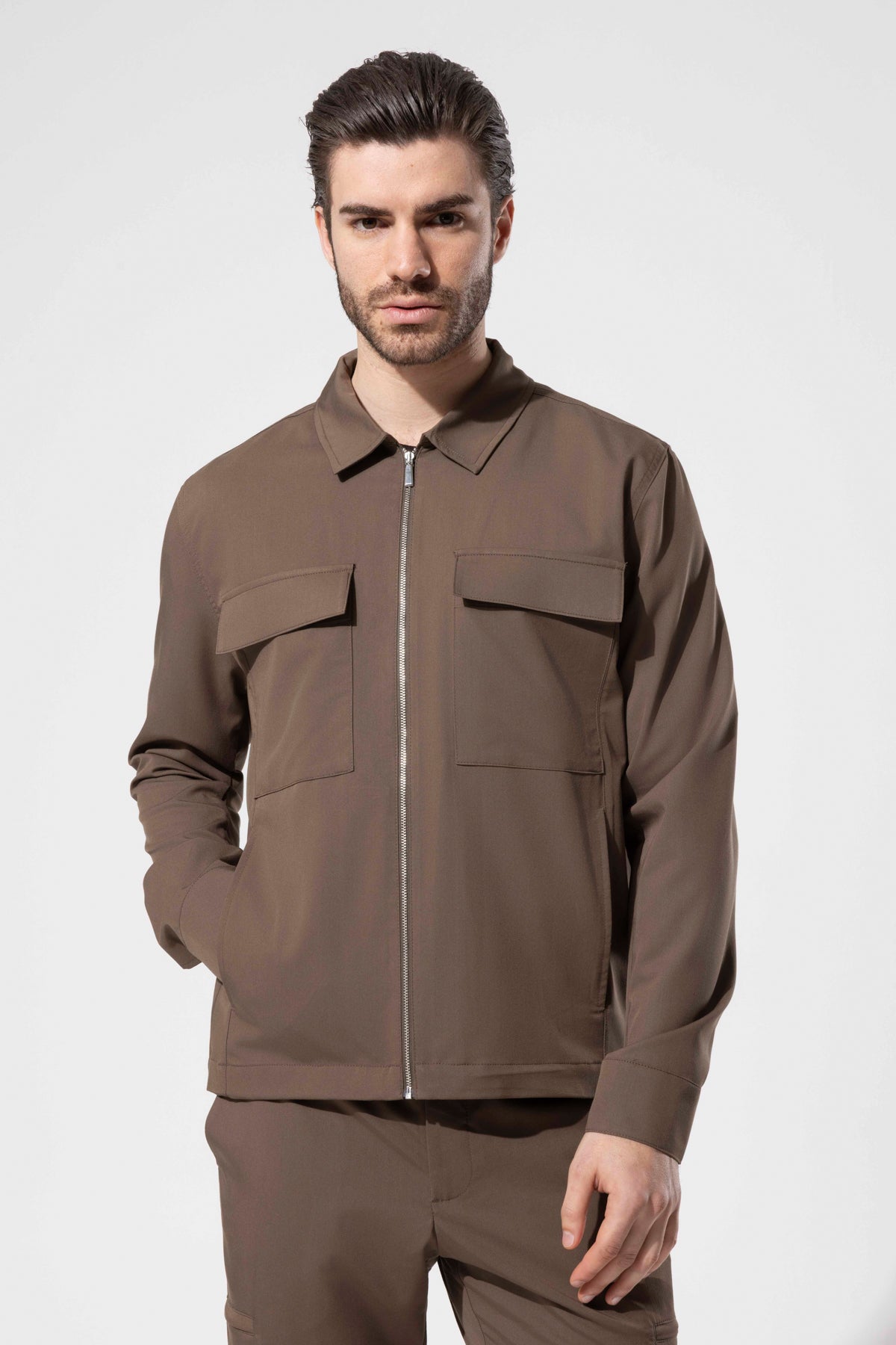 TWIN POCKET ZIP JACKET