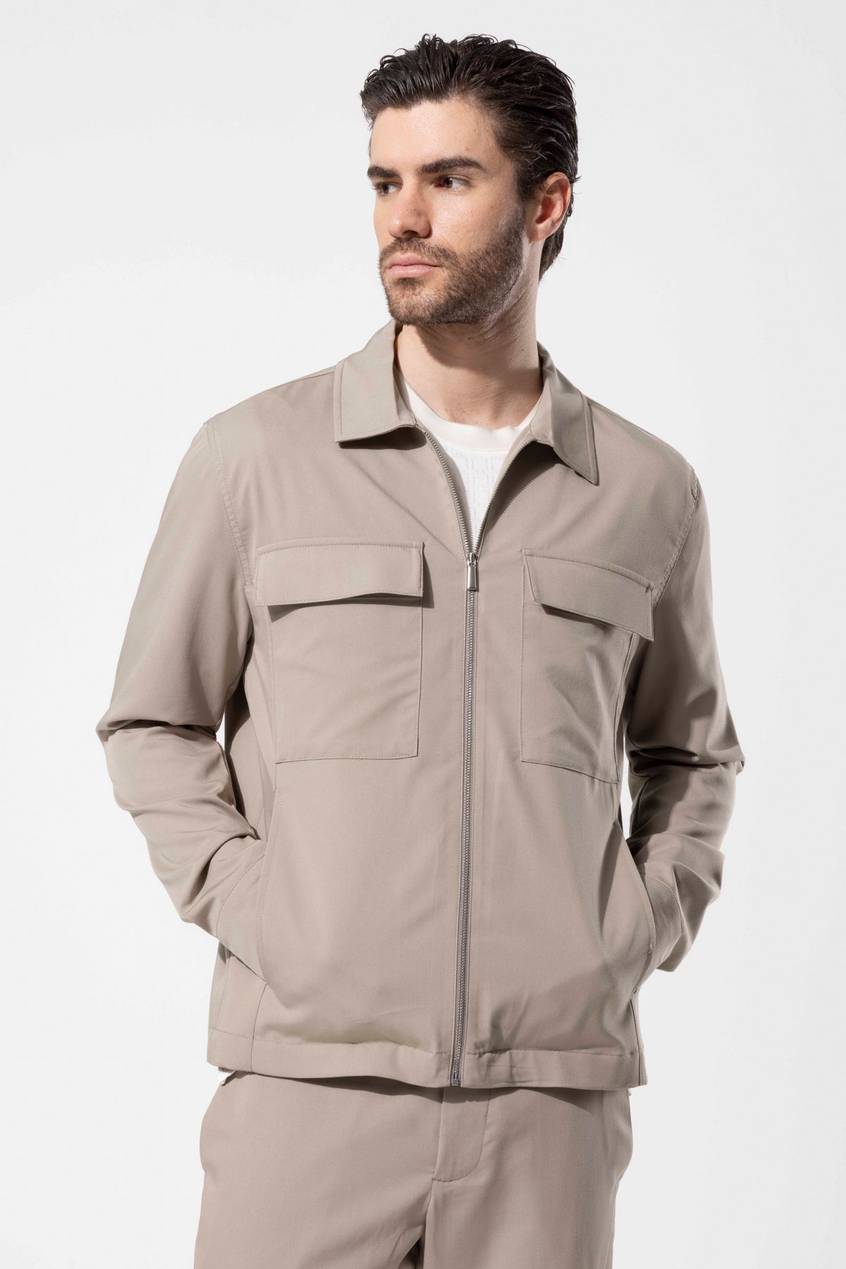 TWIN POCKET ZIP JACKET