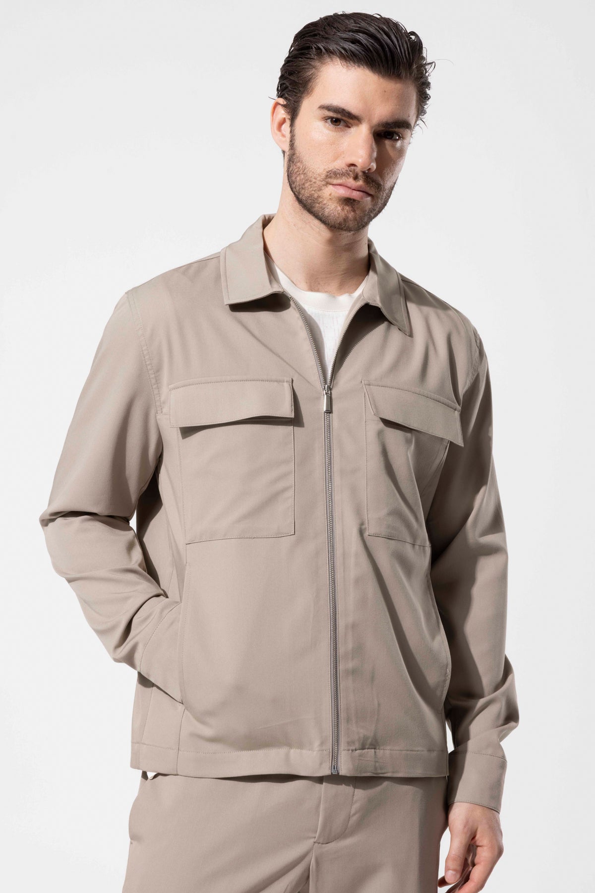 TWIN POCKET ZIP JACKET