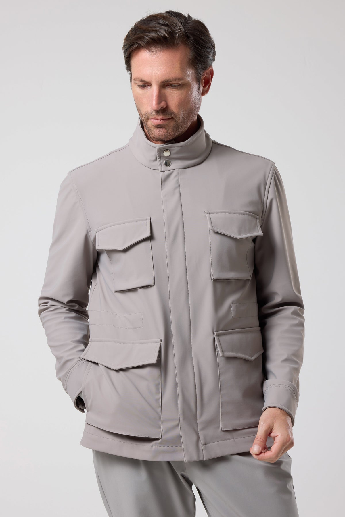 HIGH NECK JACKET