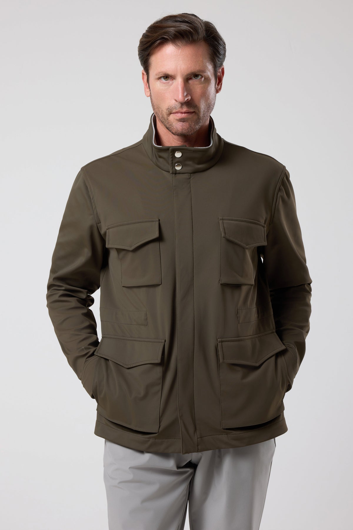 HIGH NECK JACKET