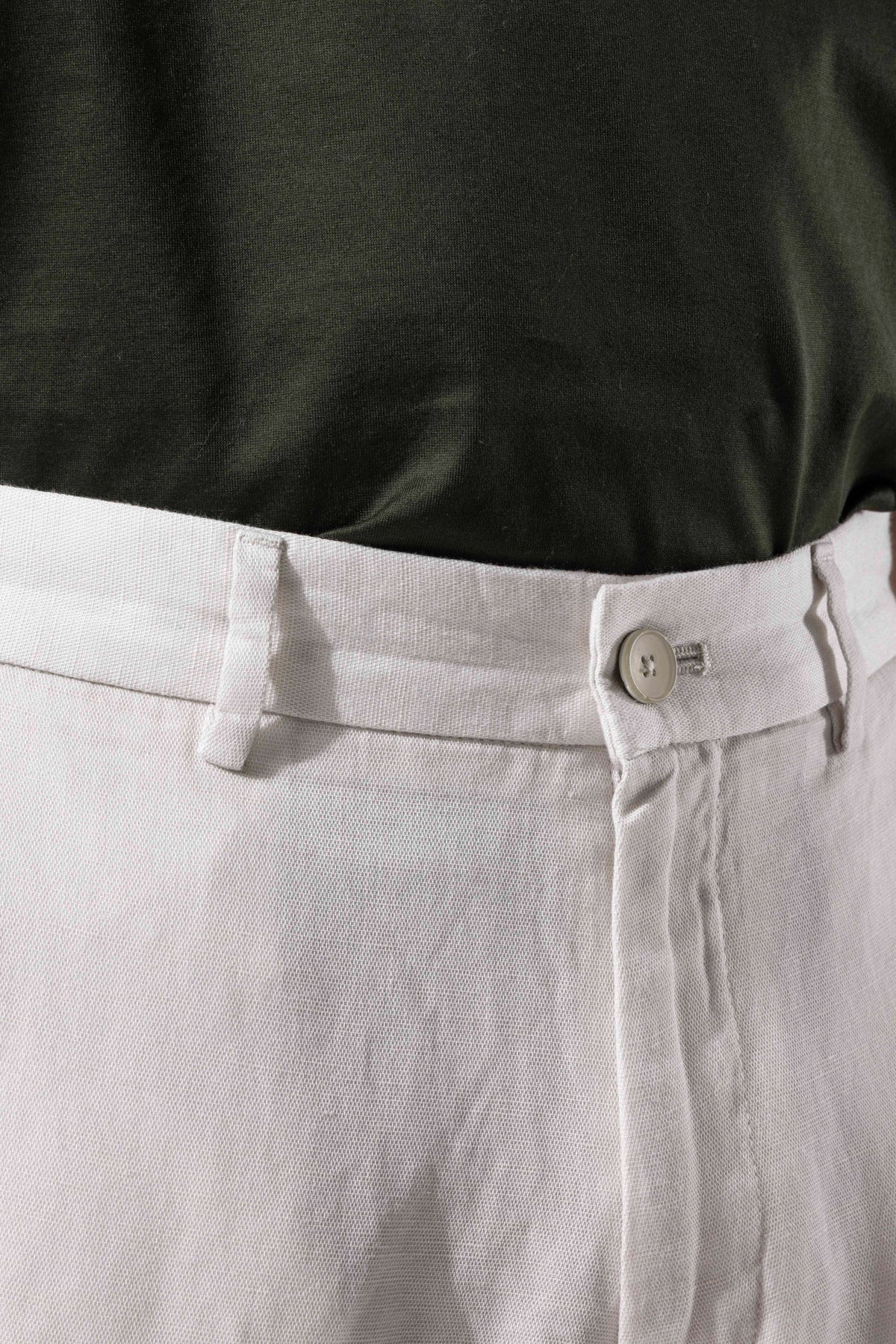LYOCELL LINEN BLEND TROUSERS