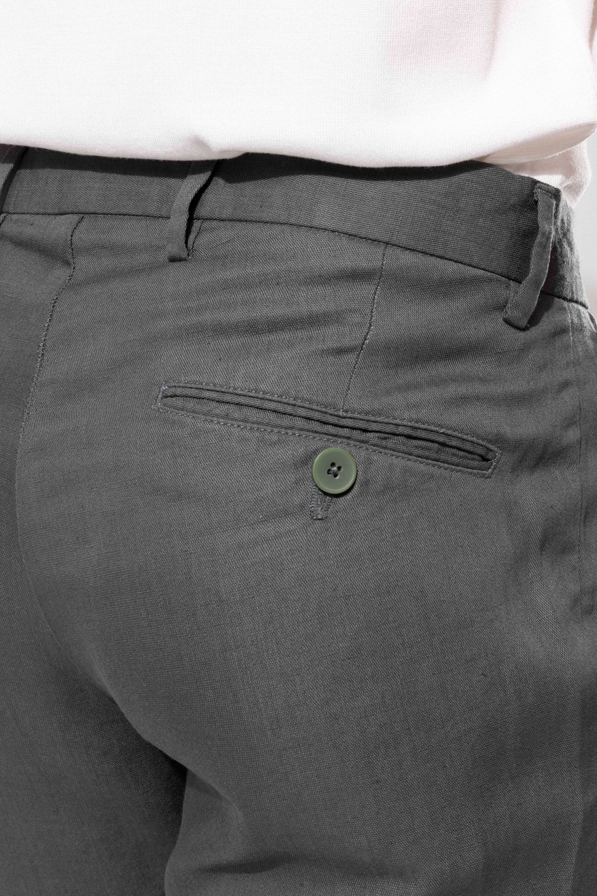 LYOCELL LINEN BLEND TROUSERS