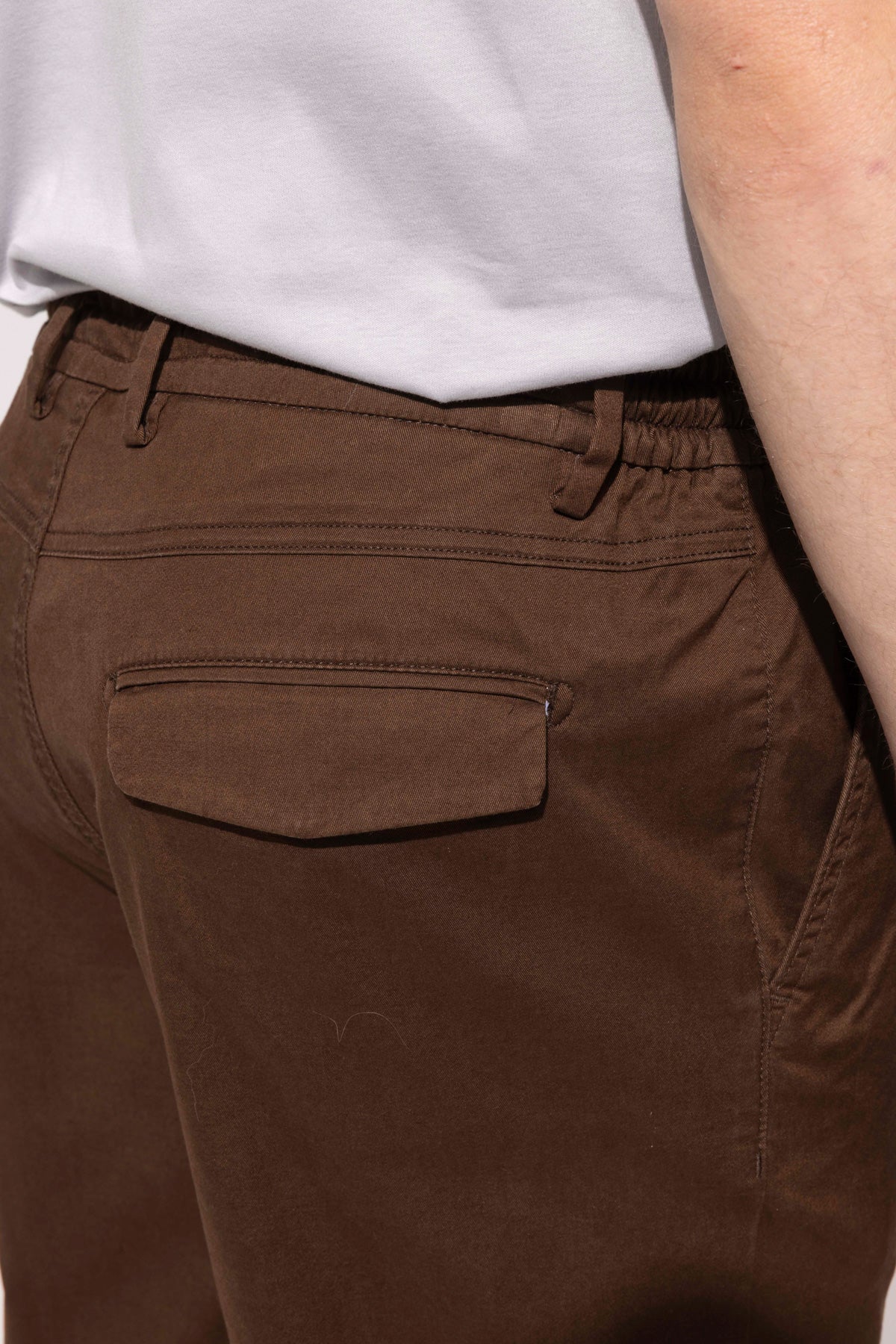 PLEATED COTTON TROUSERS