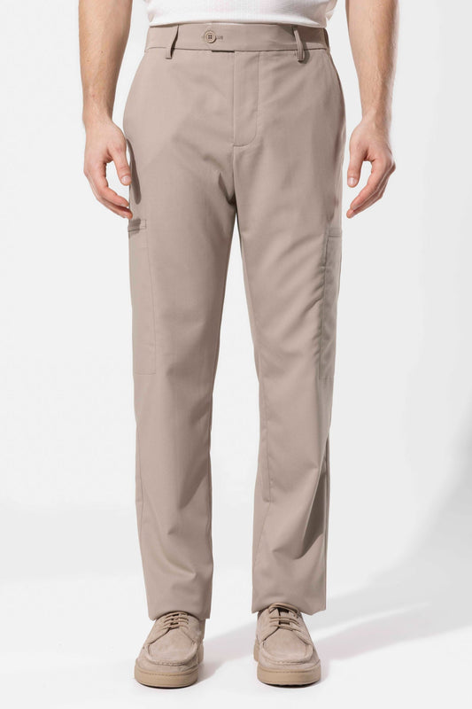 POCKET DETAIL TROUSERS