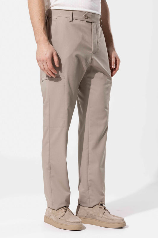 POCKET DETAIL TROUSERS