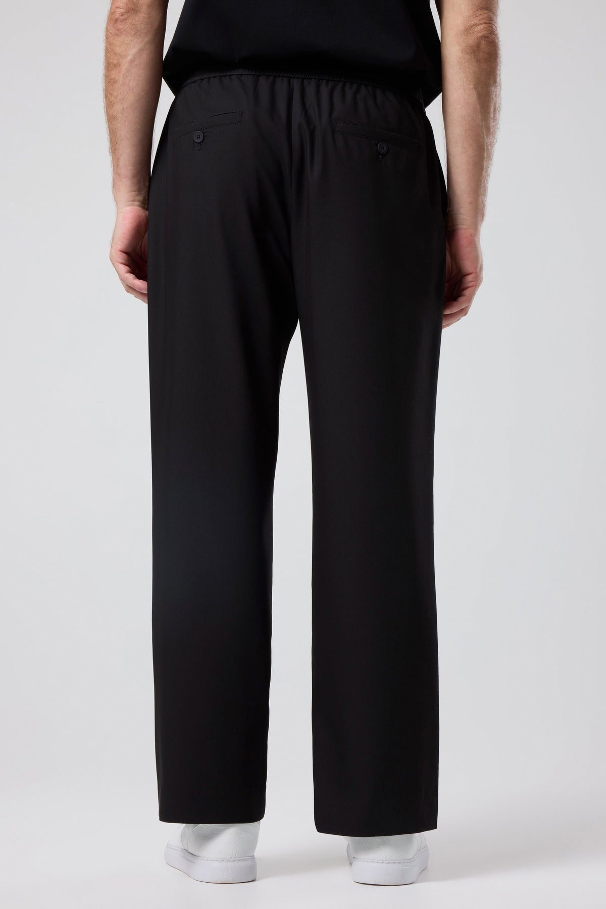 ELASTICATED WAIST TROUSERS