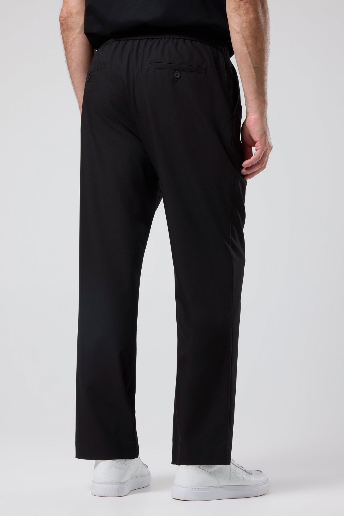 ELASTICATED WAIST TROUSERS
