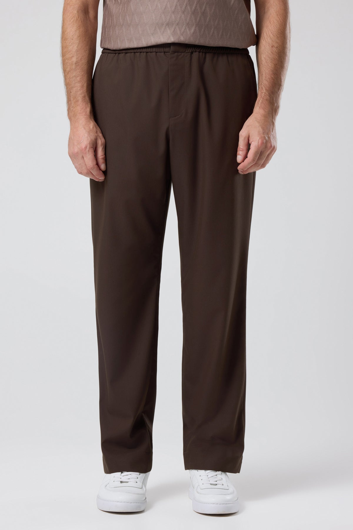 ELASTICATED WAIST TROUSERS