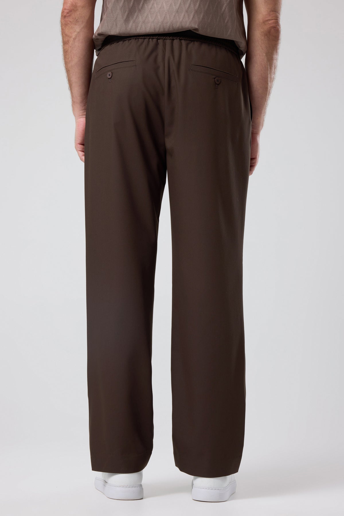 ELASTICATED WAIST TROUSERS