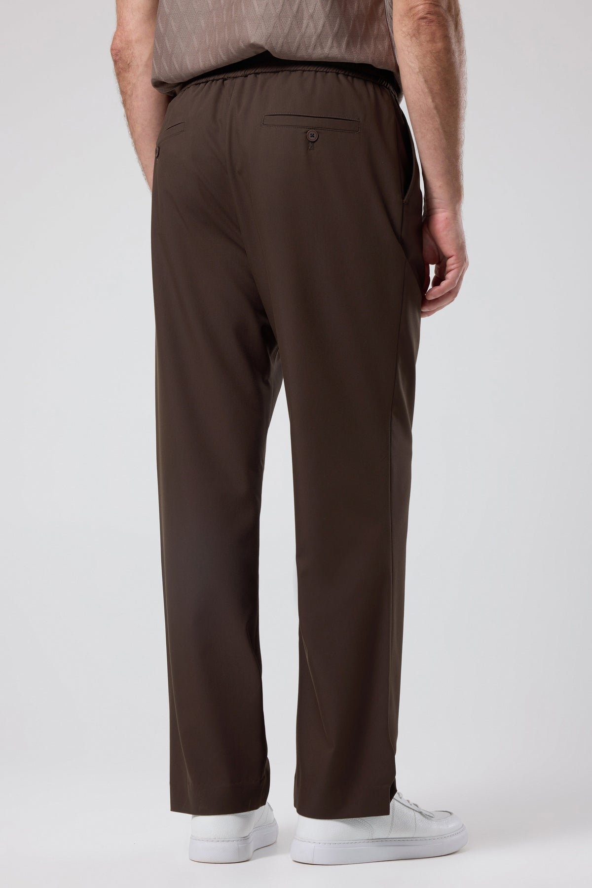 ELASTICATED WAIST TROUSERS