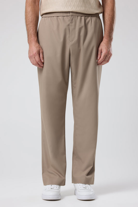 ELASTICATED WAIST TROUSERS