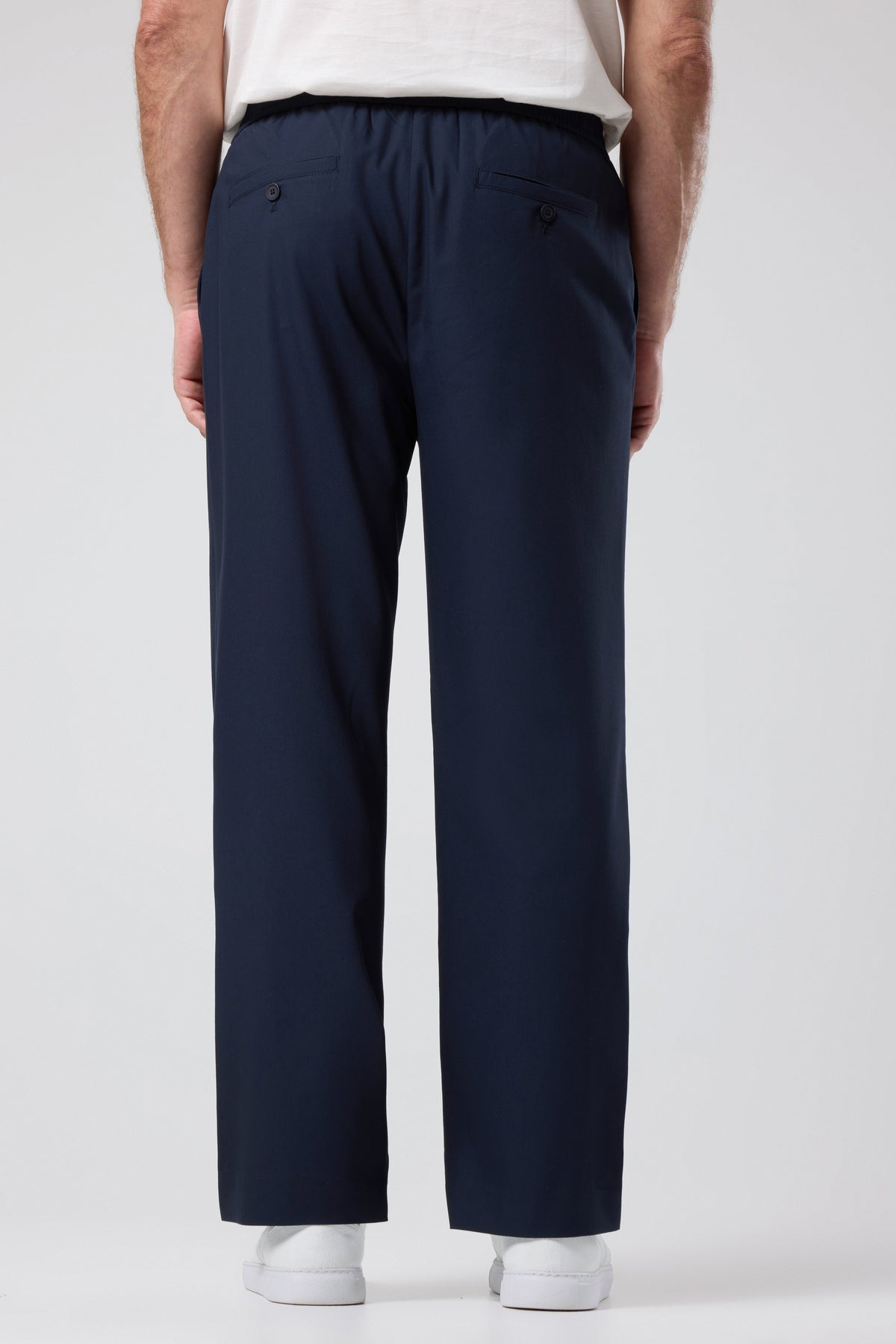 ELASTICATED WAIST TROUSERS