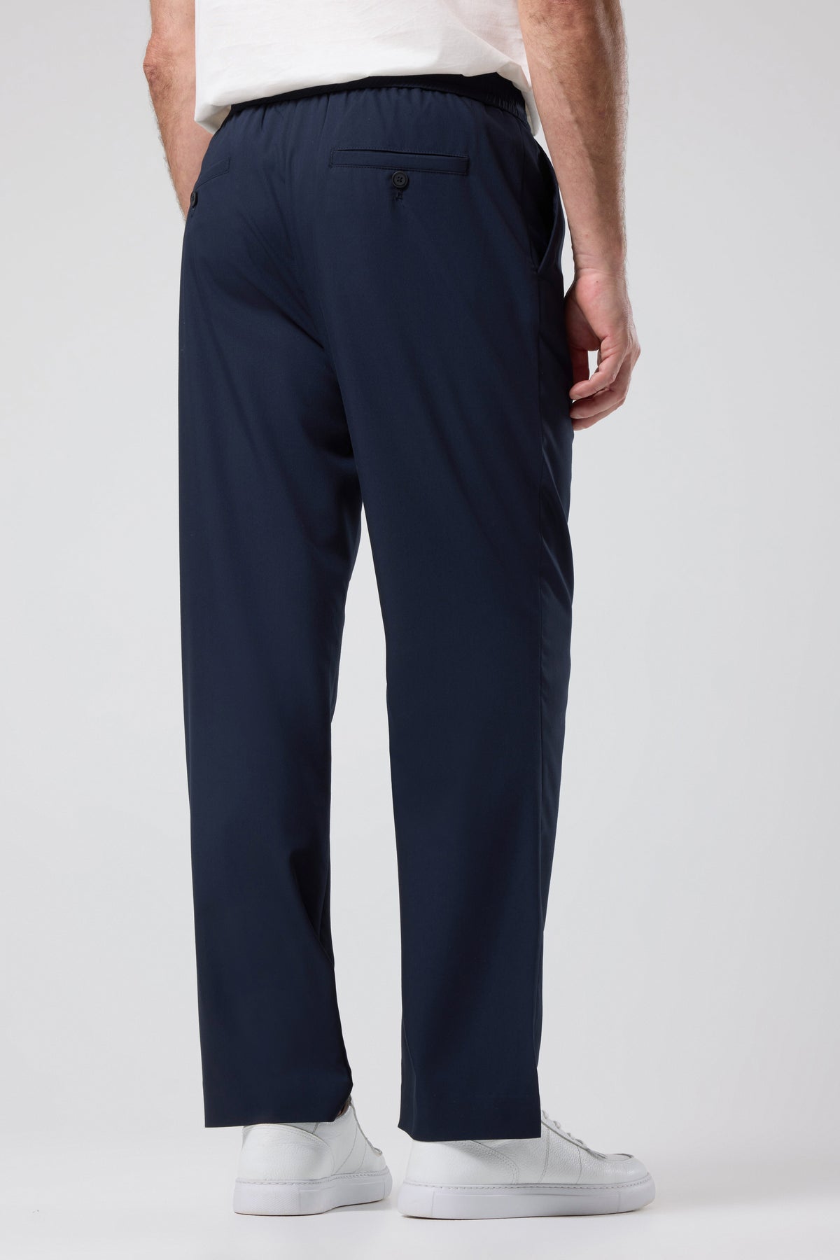ELASTICATED WAIST TROUSERS