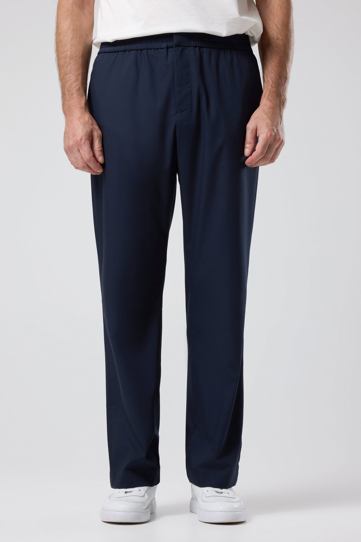 ELASTICATED WAIST TROUSERS