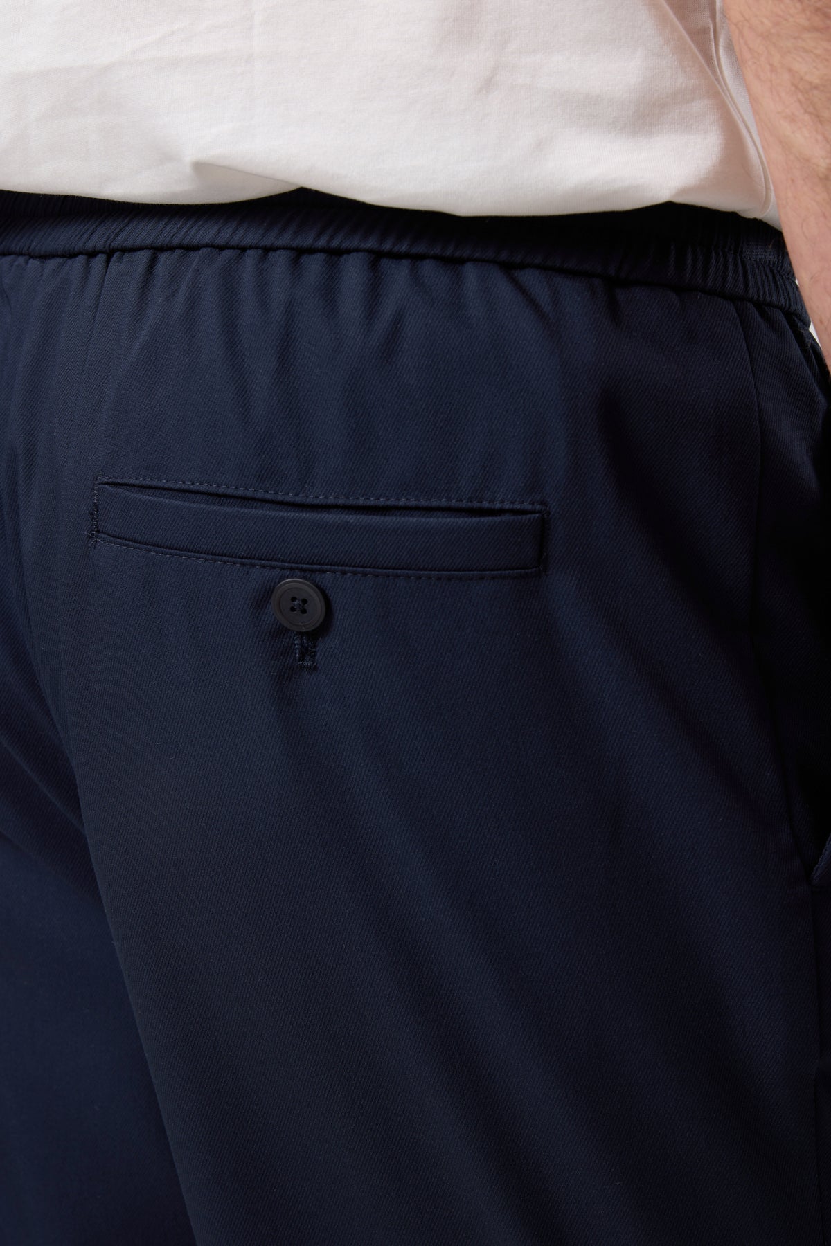 ELASTICATED WAIST TROUSERS