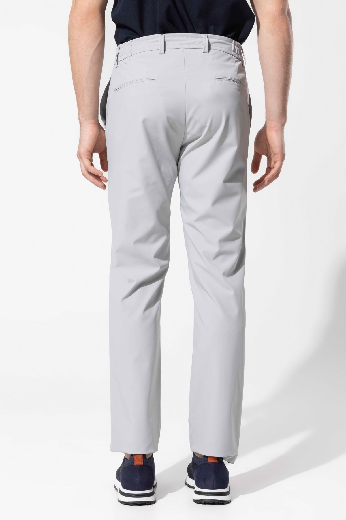 STRETCH FABRIC TROUSERS