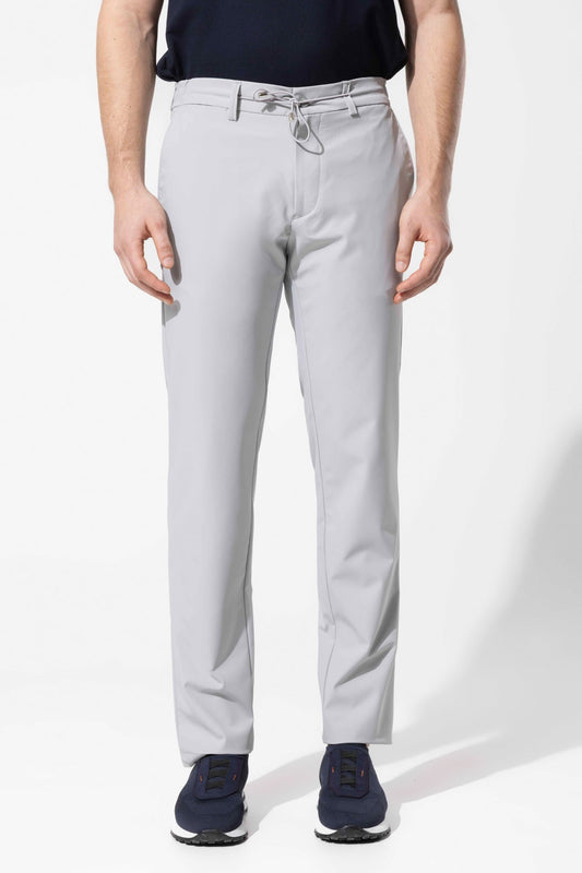 STRETCH FABRIC TROUSERS