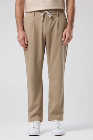 DRAWSTRING PLEATED TROUSERS