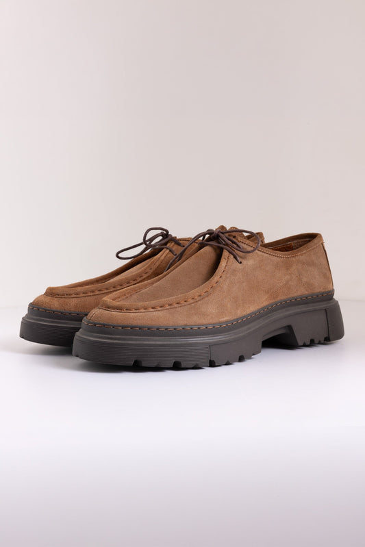 LUG SOLE DERBY SHOES