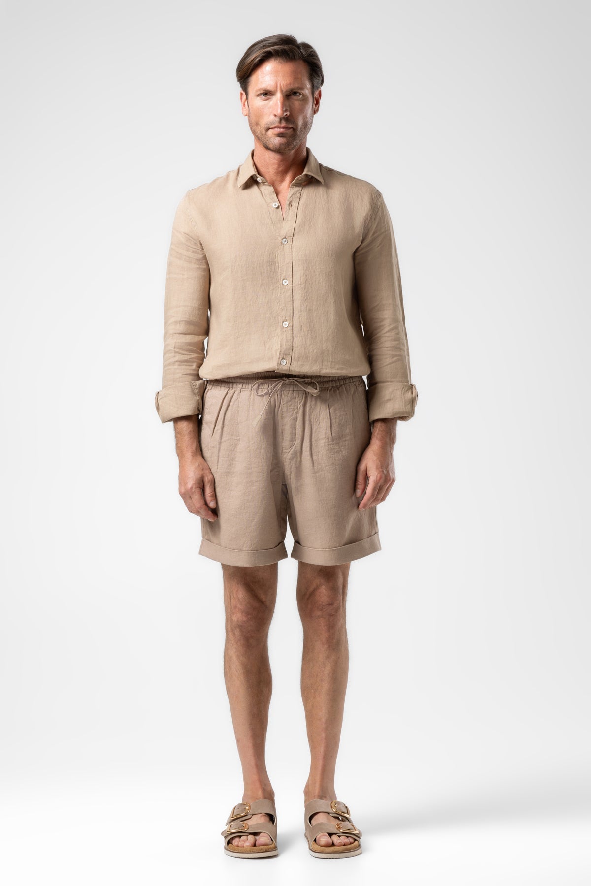 LINEN SHORTS