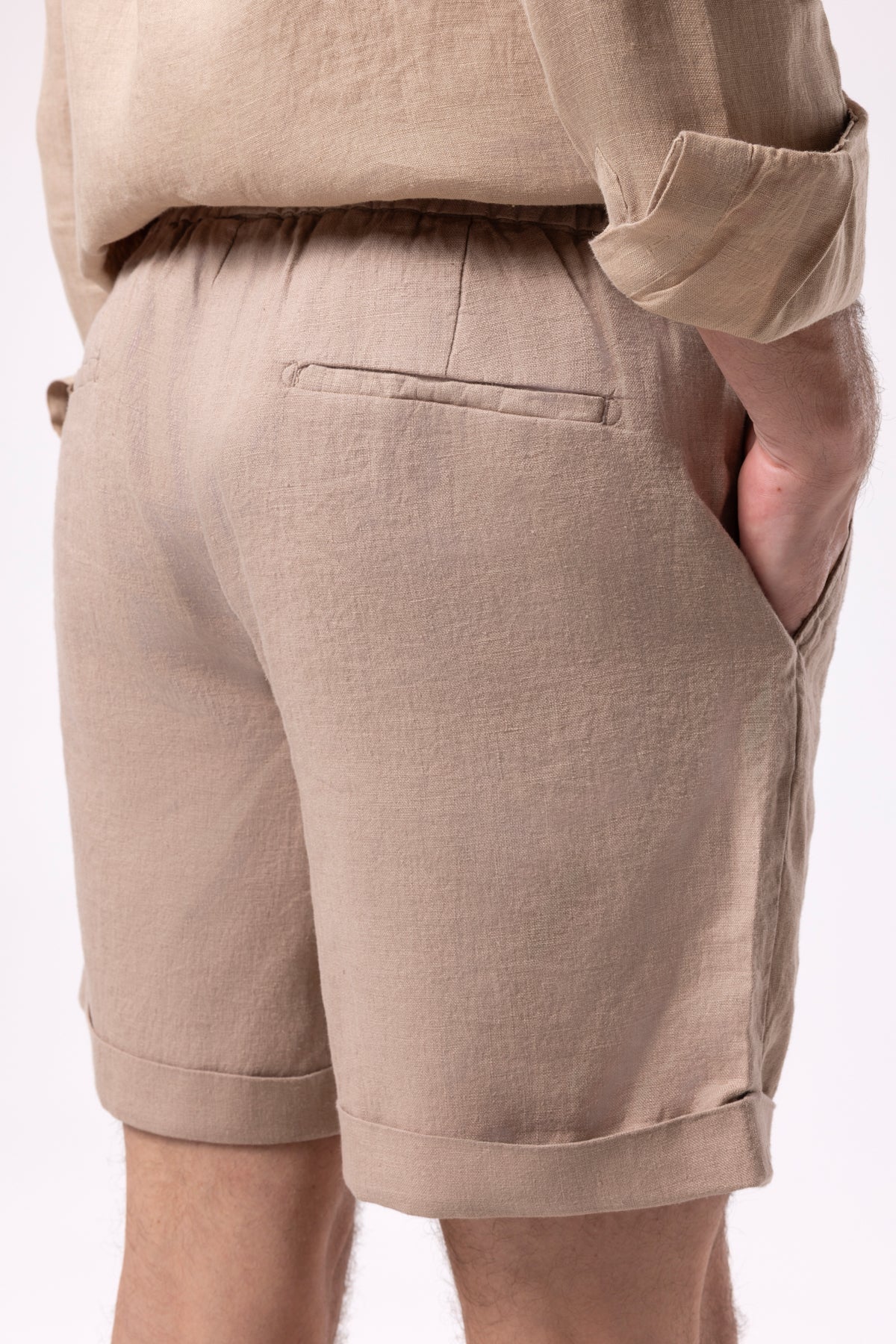 LINEN SHORTS