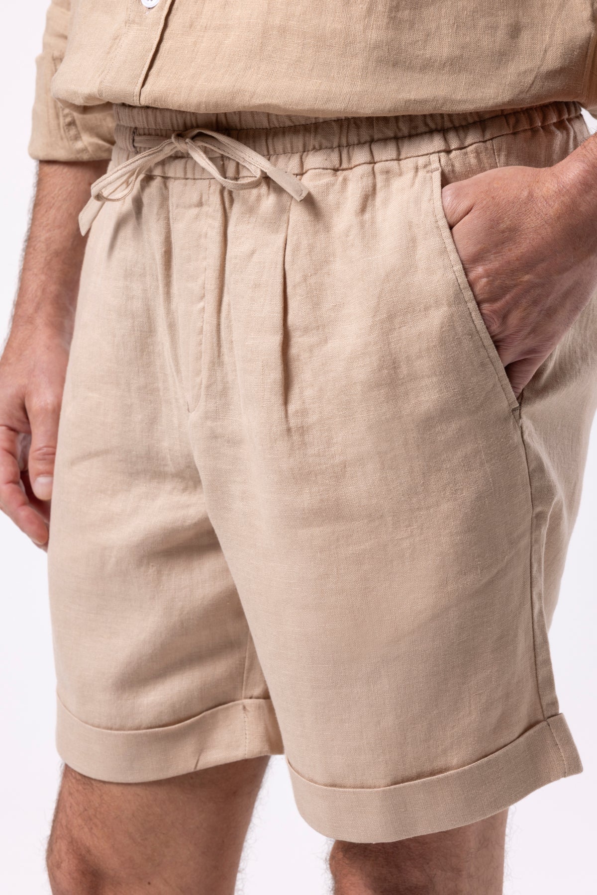 LINEN SHORTS