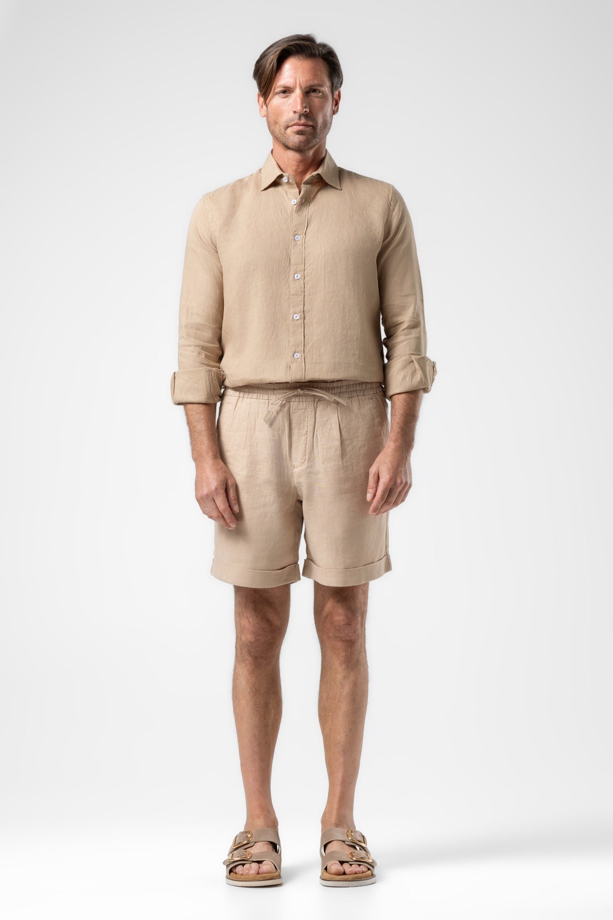 LINEN SHORTS