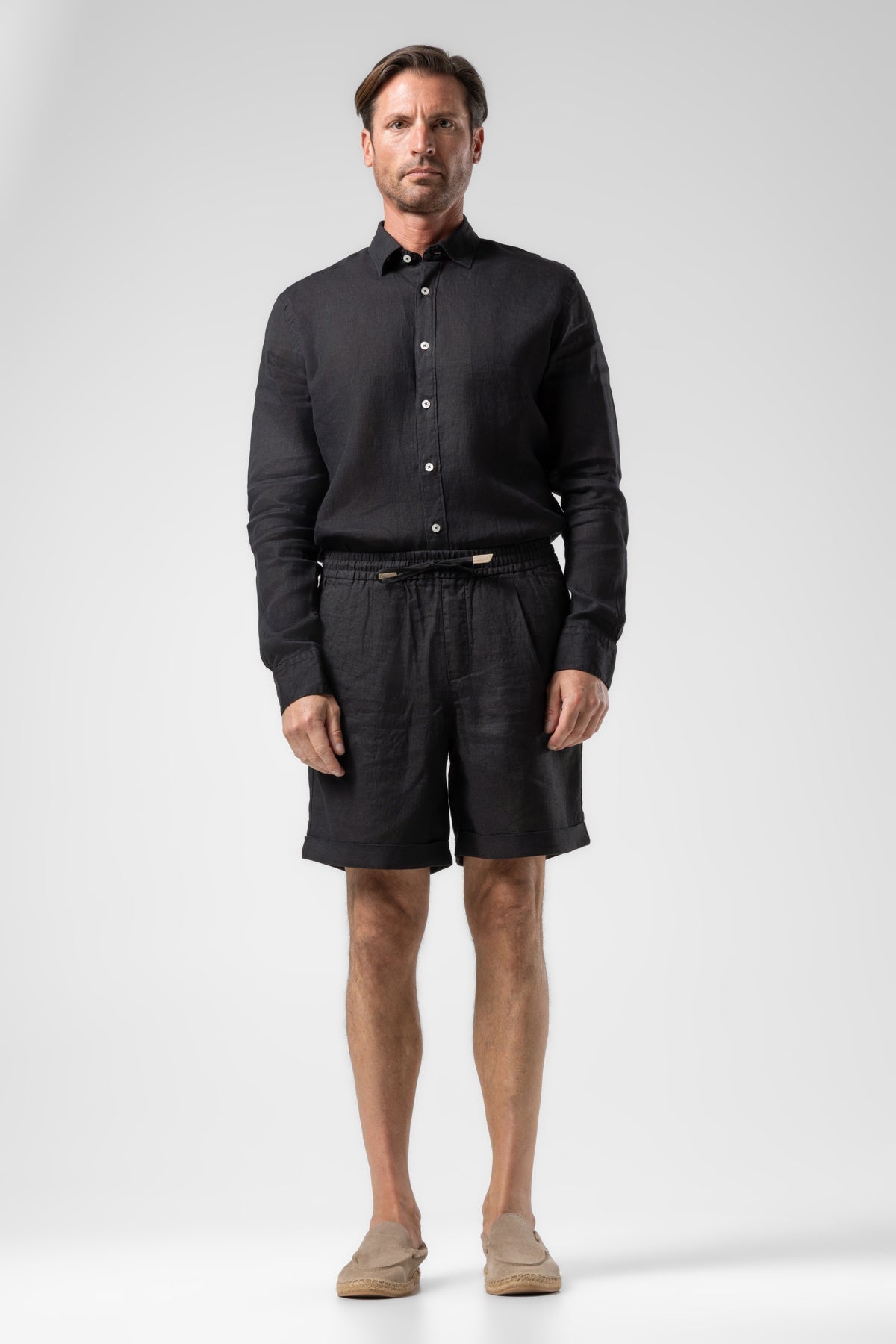 LINEN SHORTS