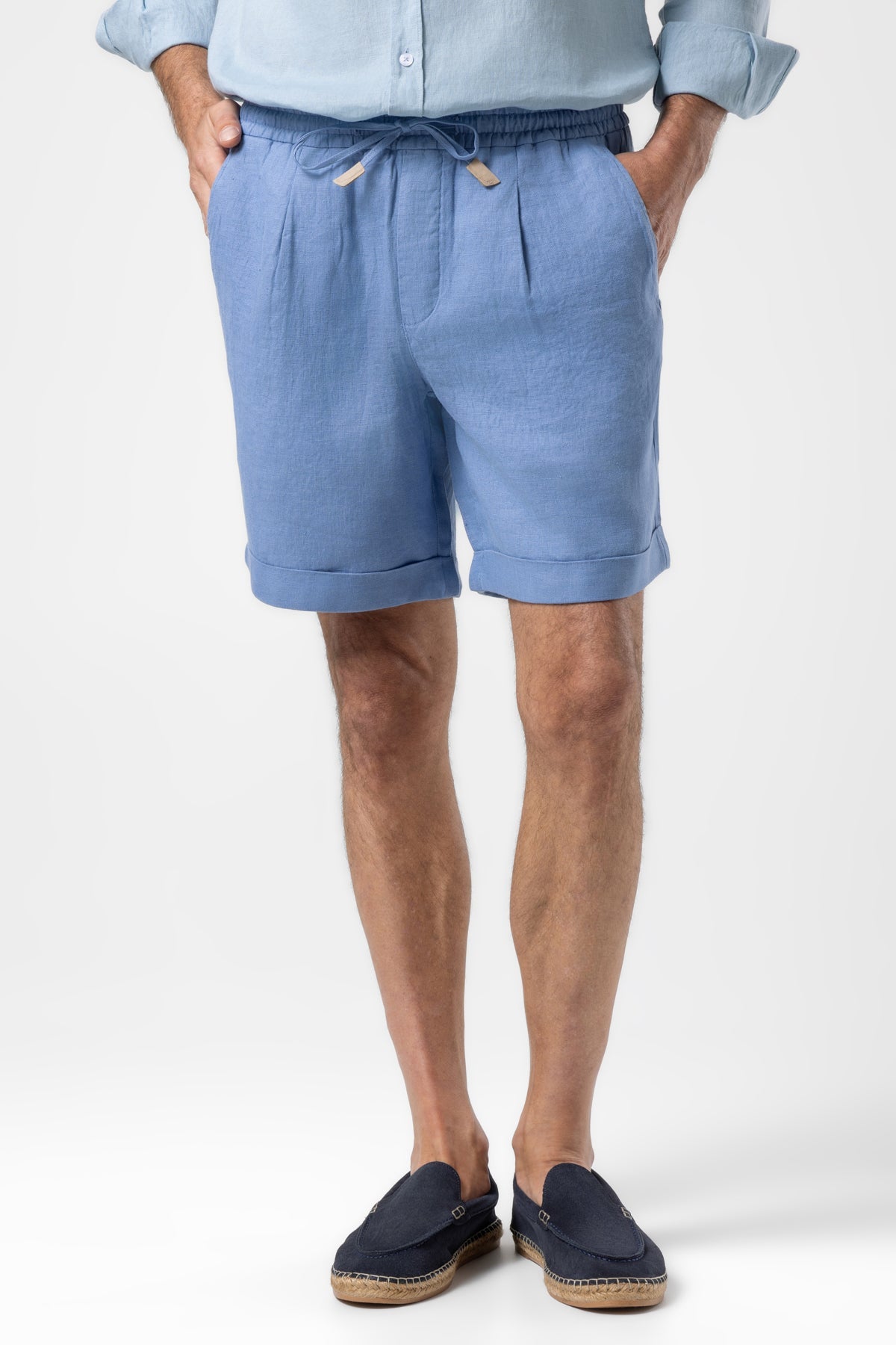 LINEN SHORTS