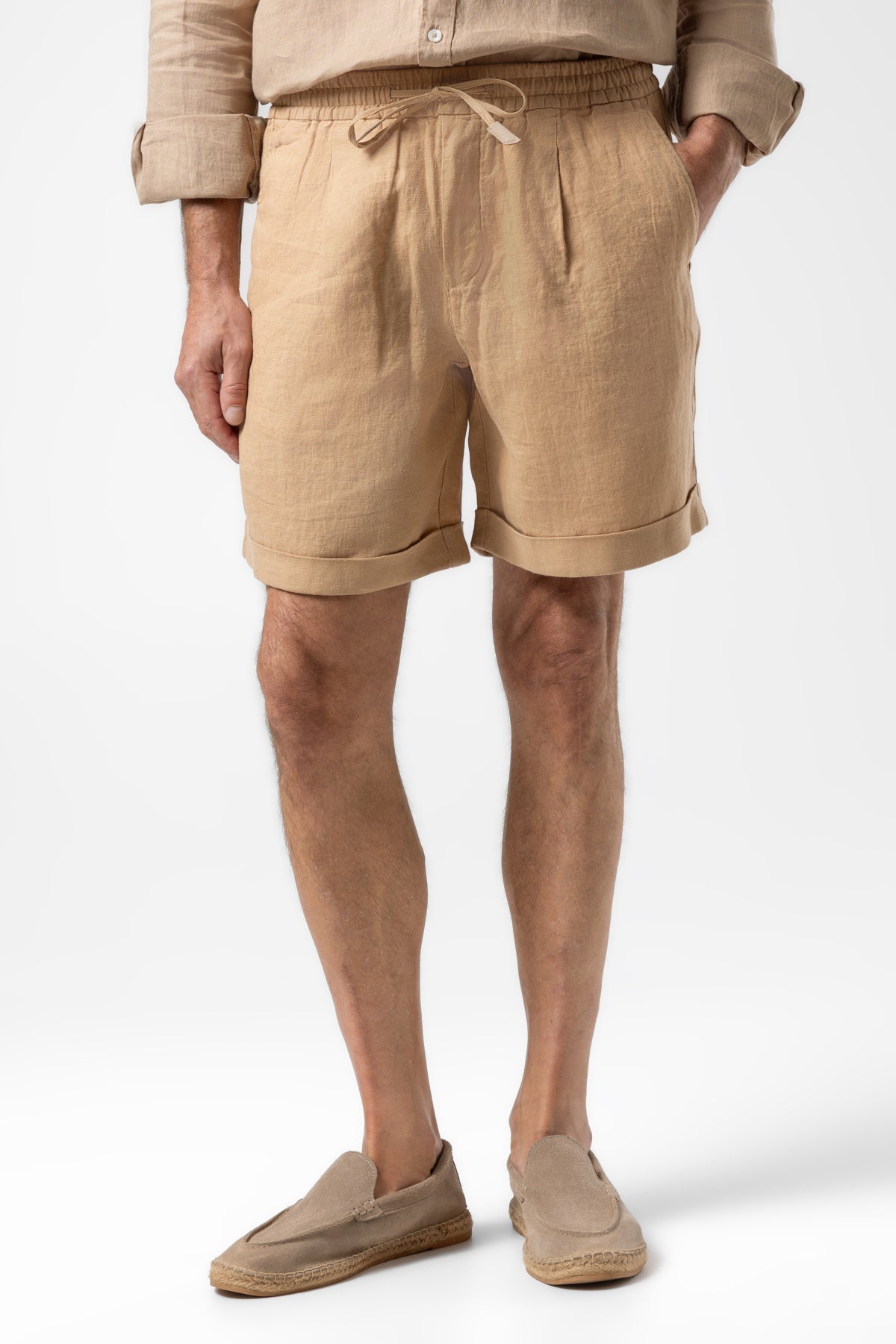 LINEN SHORTS