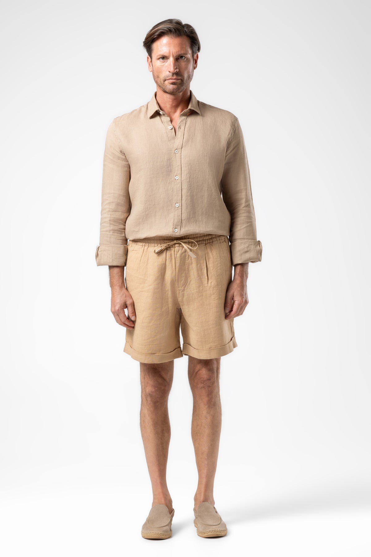 LINEN SHORTS