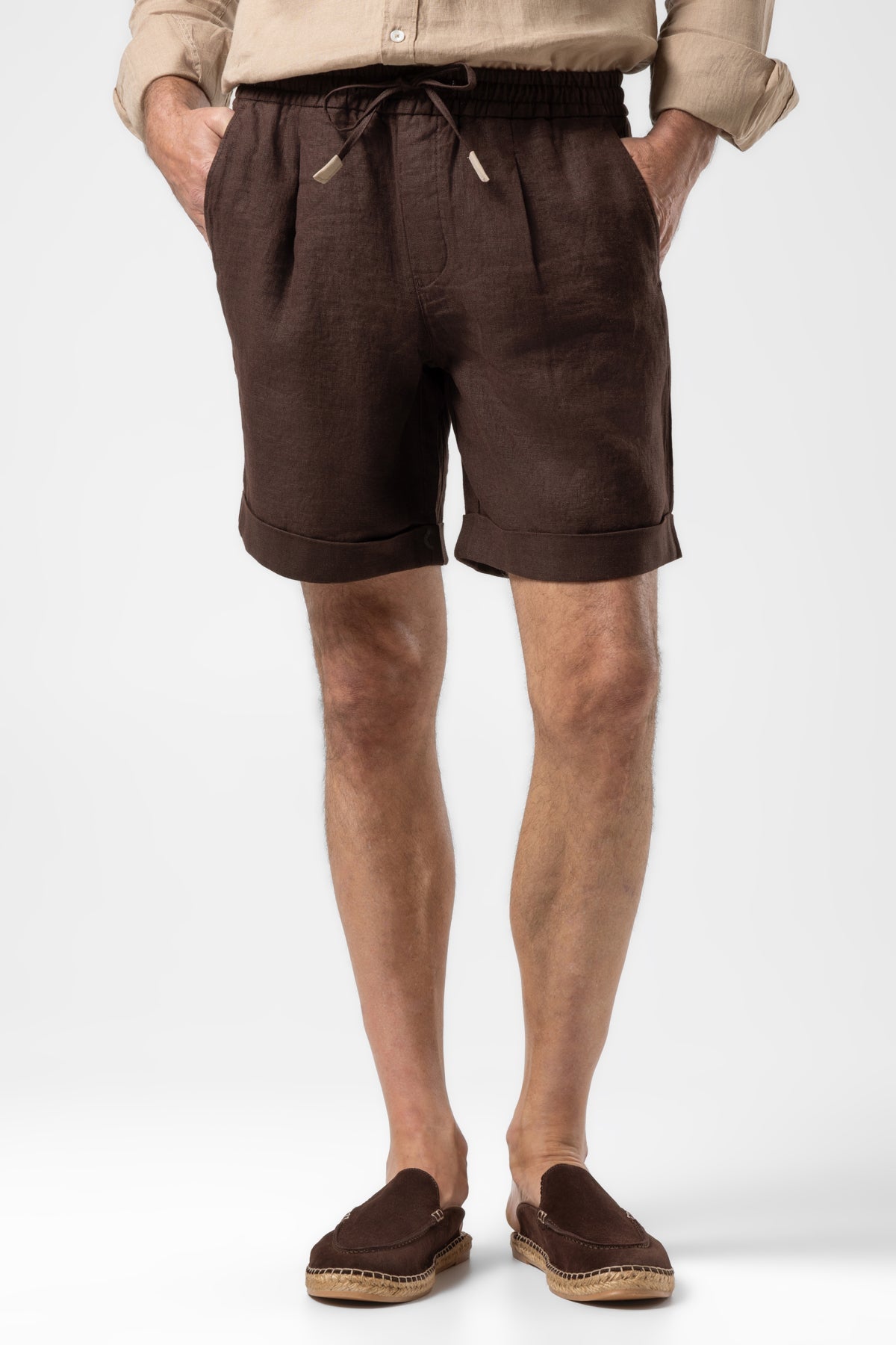 LINEN SHORTS