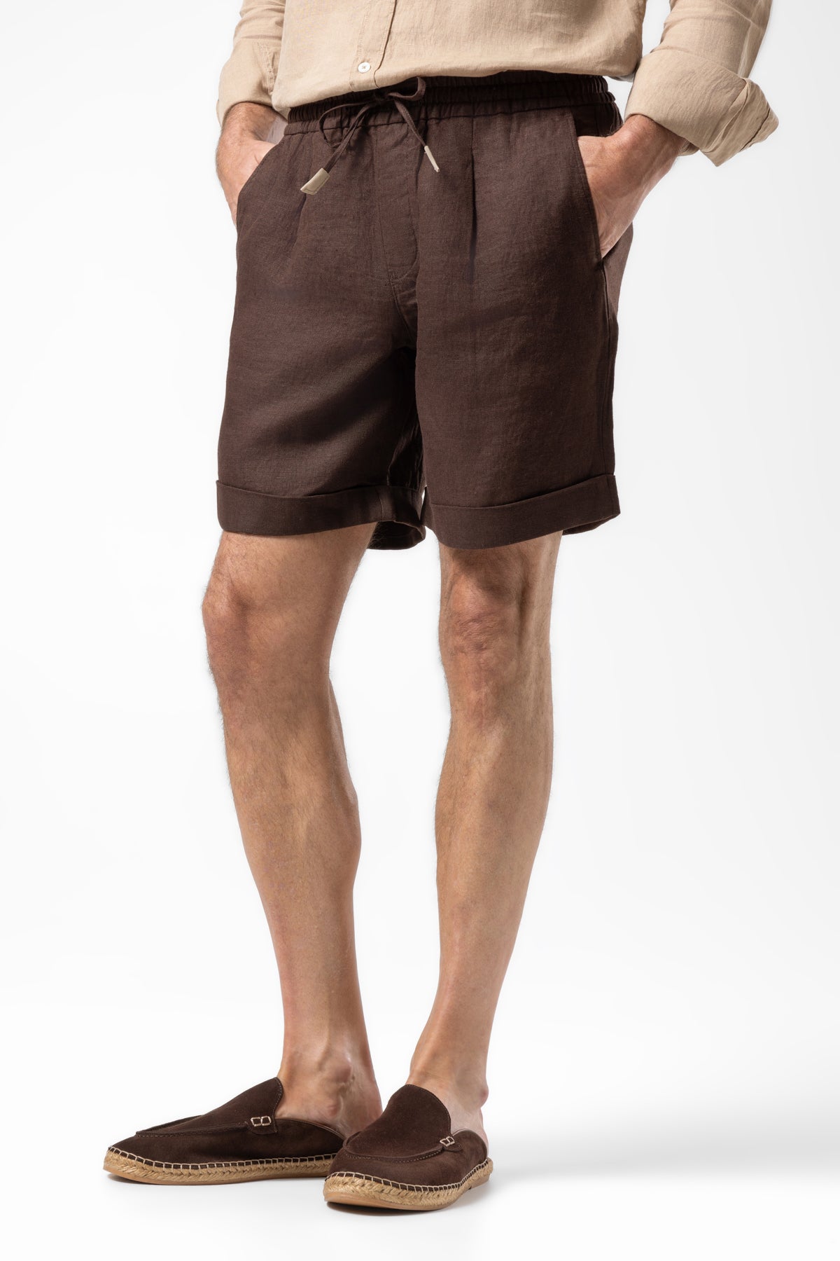 LINEN SHORTS