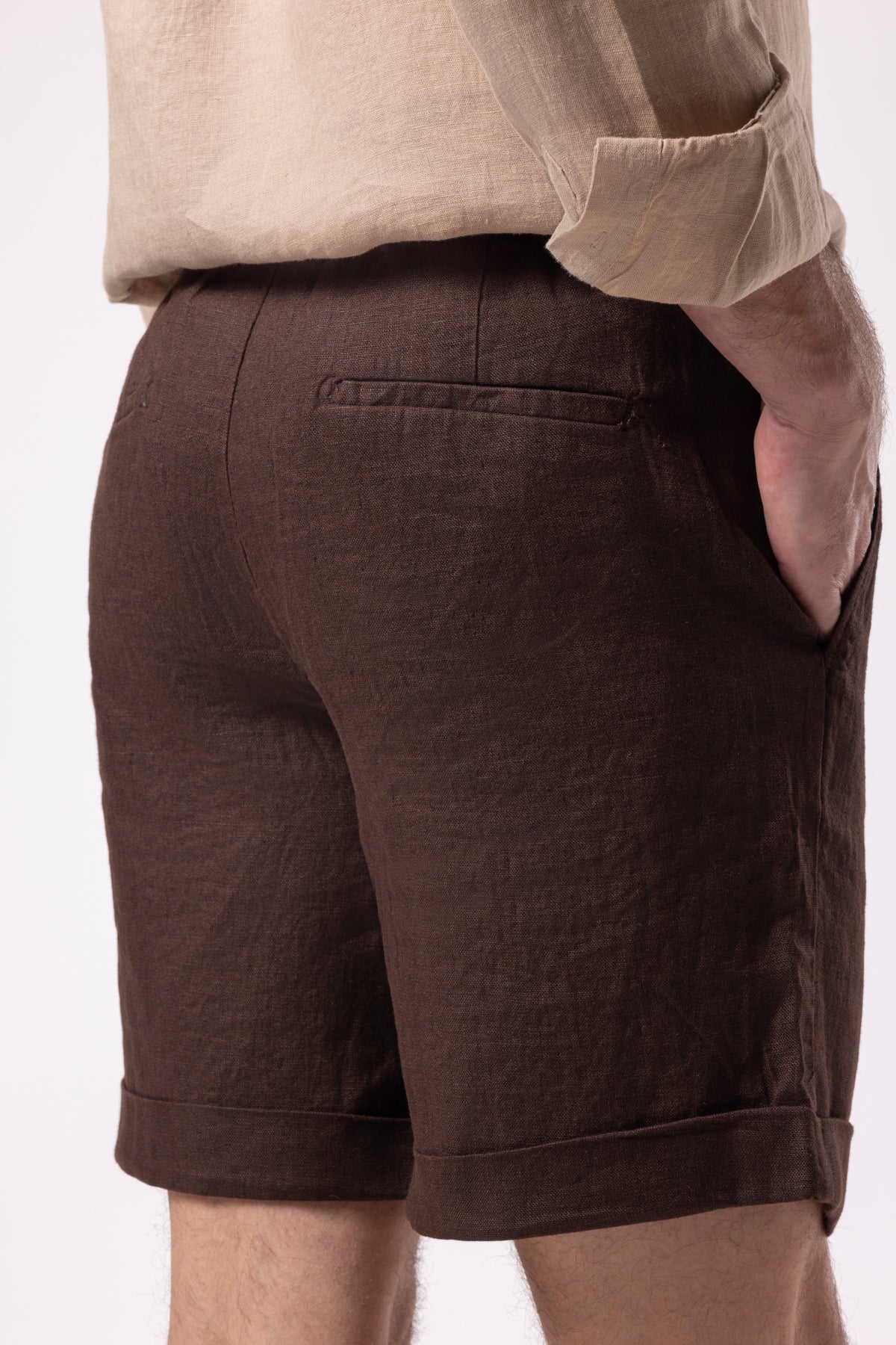 LINEN SHORTS
