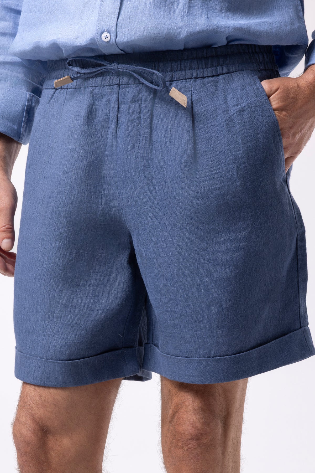LINEN SHORTS