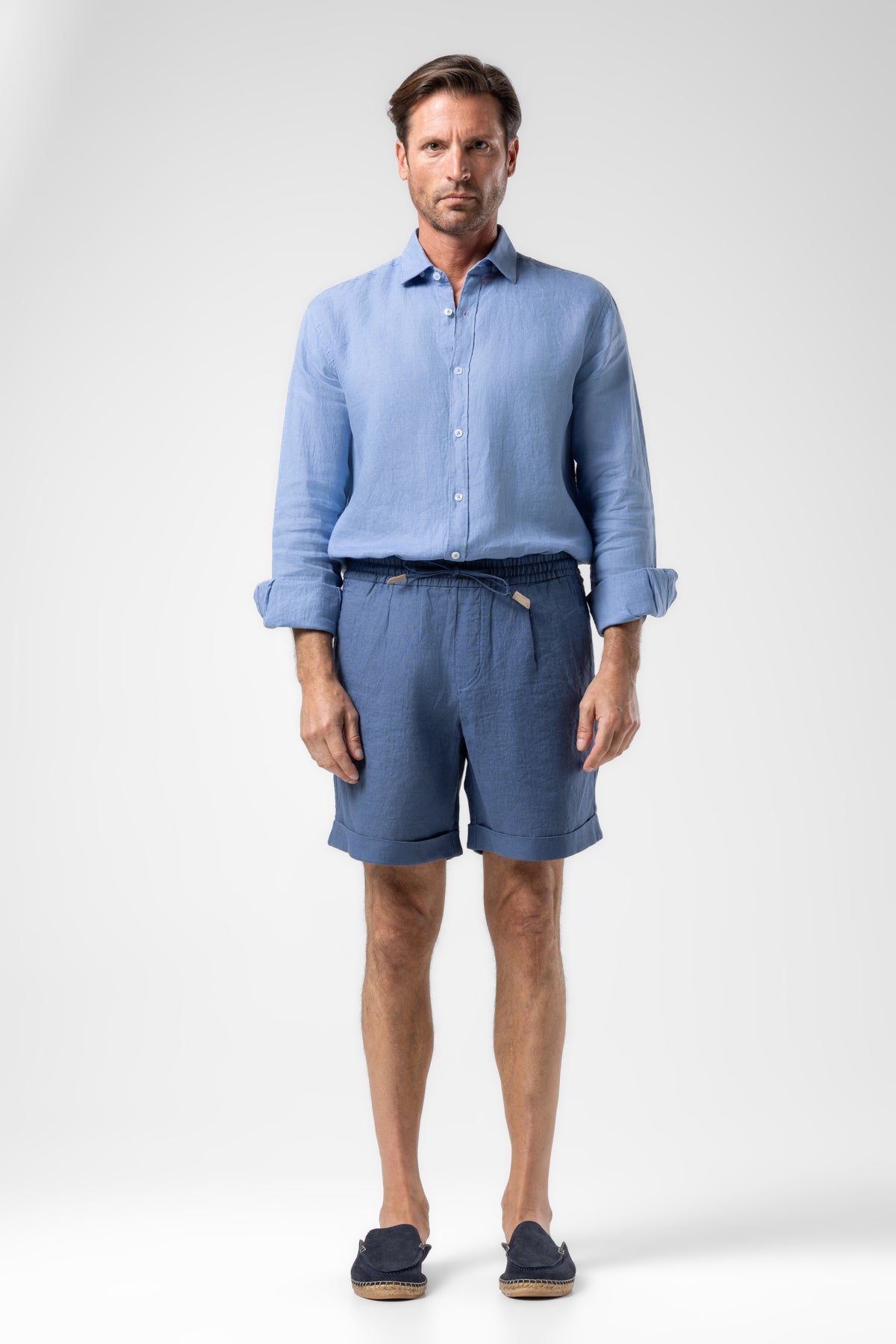 LINEN SHORTS