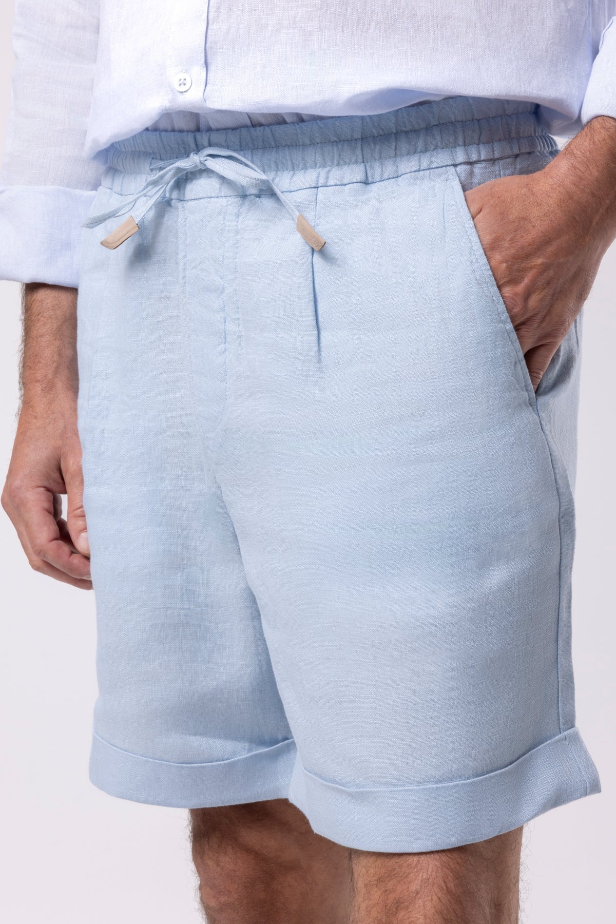 LINEN SHORTS