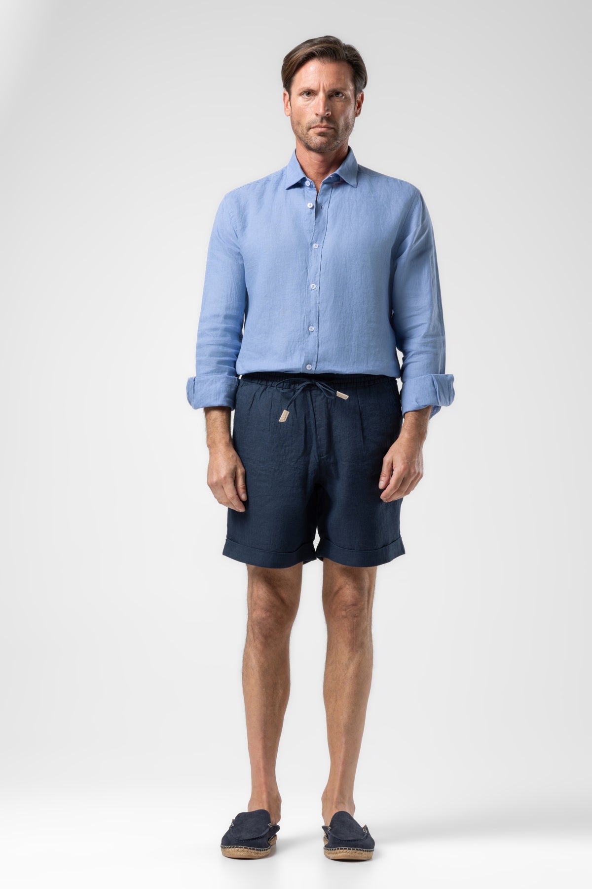 LINEN SHORTS