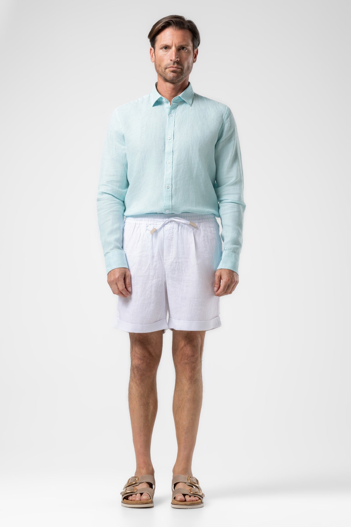 LINEN SHORTS